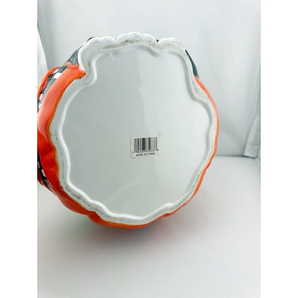 Our Holiday Way 2020 Cat & Pumpkin Decorative 32 Oz Ceramic Bowl